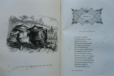 Fables De La Fontaine Illustr Par Grandville Les Livres Anciens