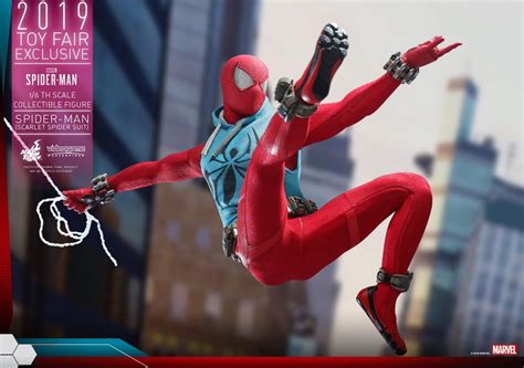 Hot Toys Marvel 1 6 Spider Man Scarlet Spider Suit Figures