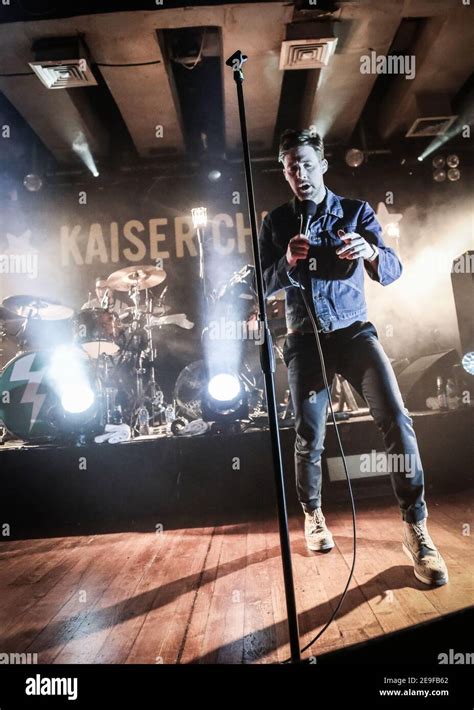 Ricky Wilson Of The Kaiser Chiefs Performing Live On Stage At The Scala