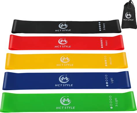 HCT Style Fitnessbänder Resistance Bands Set 5 Widerstandsbänder