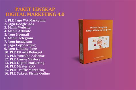 Wajib Beli Paket Lengkap Digital Marketing