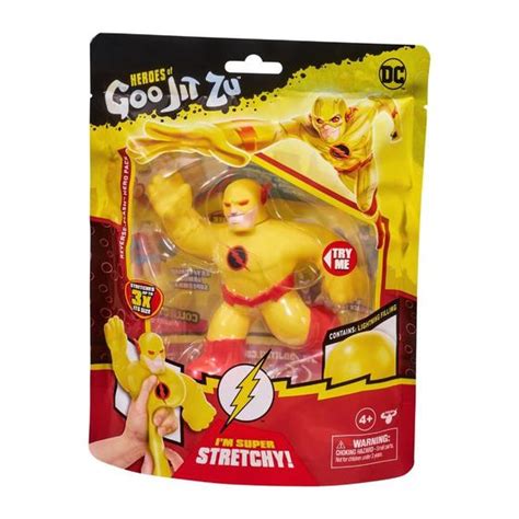 Mini Boneco Herois Da Dc S3 Goo Jit Zu Sunny Flash Reverso