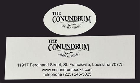 Independent Bookstore Spotlight: The Conundrum Books & Puzzles