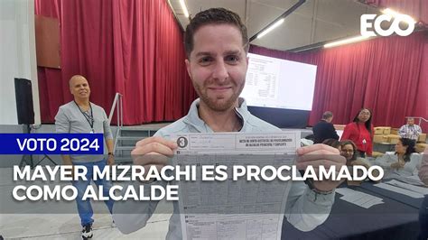 Proclaman A Mayer Mizrachi Como Alcalde De Panam Voto Youtube