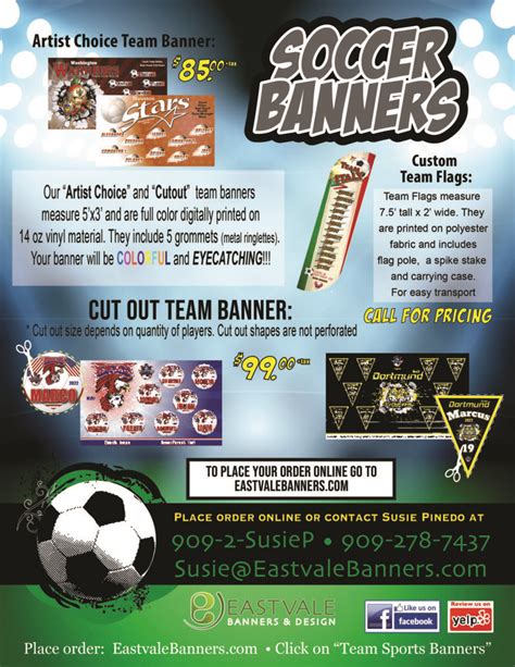 Custom Team Sport Banners Eastvale Banners