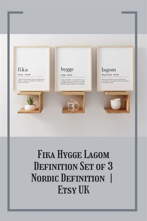 Fika Hygge Lagom Sisu Koselig Mysa Definition Set Of 6 Etsy Uk Artofit