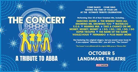 ABBA tribute band to perform at the Landmark Theatre Thursday