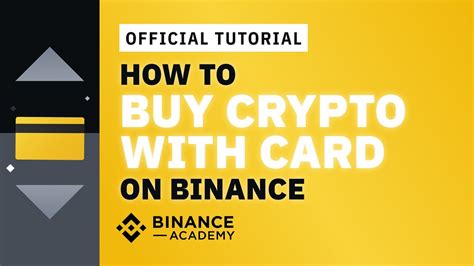 How To Buy Crypto With Card On Binance Binance Official Guide Youtube