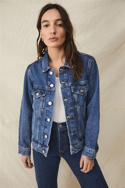 Bdg Mid Wash Denim Jacket Urban Outfitters Uk