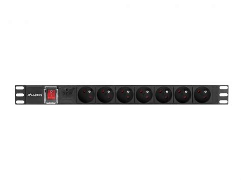 Lanberg Listwa Rack PDU 19 1U 10A 7X 230V 2m