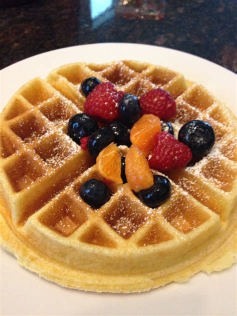 Waffle For Breakfast Breakfast Food Waffles