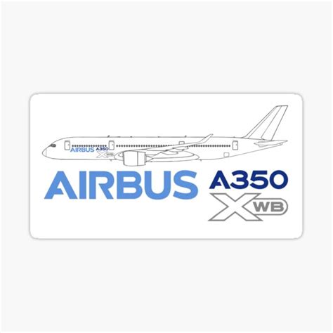 Airbus A350 Line Drawing Sticker For Sale By © Steve H Clark Redbubble