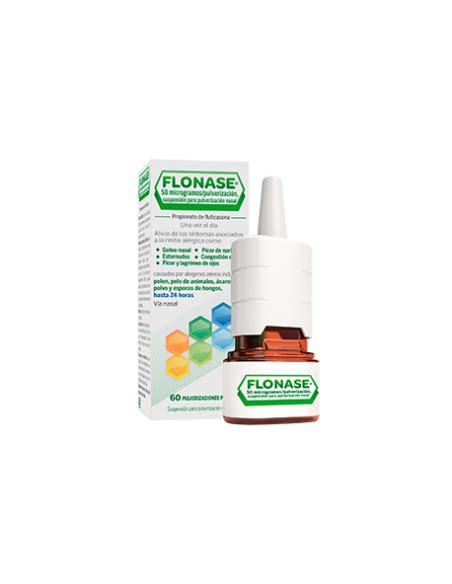 FLONASE 50 MCG PULSACION NEBULIZADOR NASAL 60 DOSIS