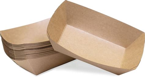 Small Lb Kraft Paper Food Tray Y Amazon Co Uk Business