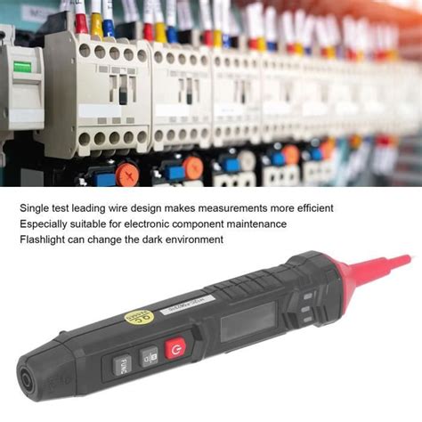 Stylo Type Multimètre Voltmètre LCD Multimètre Stylo Testeur de Type