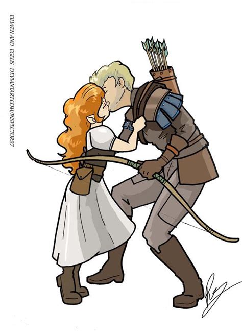 Eilwen and Egeus by Inspector97 on DeviantArt