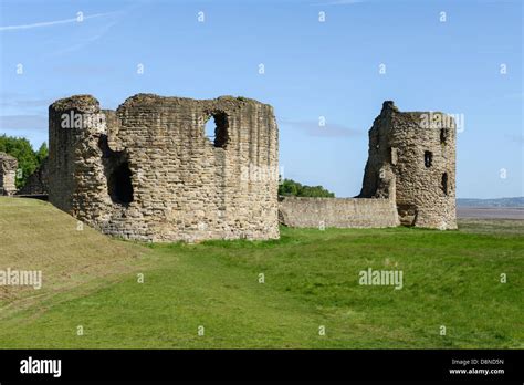 Flint Castle North East Wales Uk Stock Photo Alamy