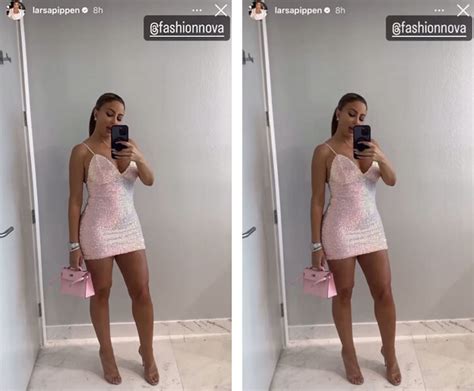 Larsa Pippen Wears Perfect” Sparkly Pink Minidress Photos The Daily