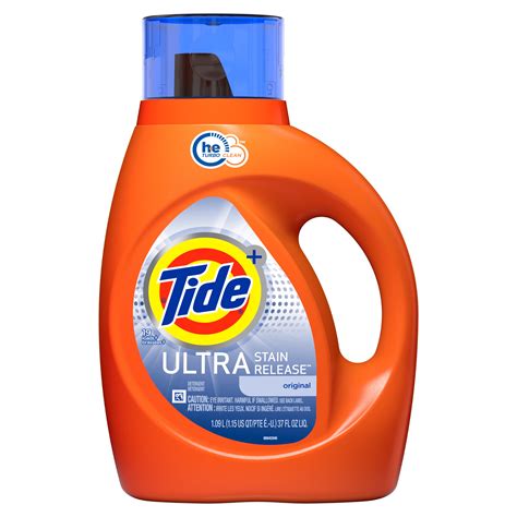 Tide Ultra Stain Release Liquid Laundry Detergent Original 19 Loads