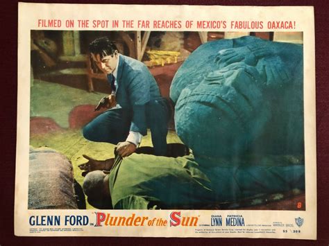 PLUNDER OF THE SUN LOBBY CARD INCOMPLETE SET 6 MOVIE POSTER 1953