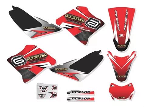 Adesivos Moto Trilha Yamaha Xtz 125 Rockstar 0 20mm Ca 16516