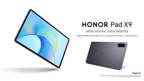 Tablet HONOR Pad X9 Ufficiale Scopri La SCHEDA TECNICA