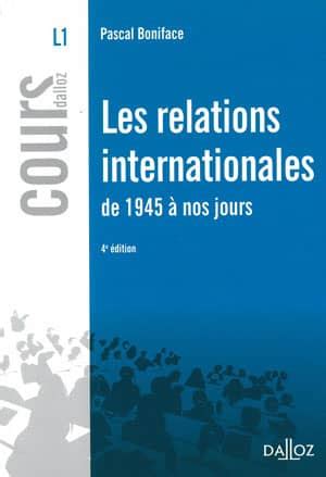 Les Relations Internationales De Nos Jours E Dition Iris