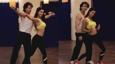 Tiger Shroffs First Romantic Dance Ever With Girlfriend Disha Patani Youtube