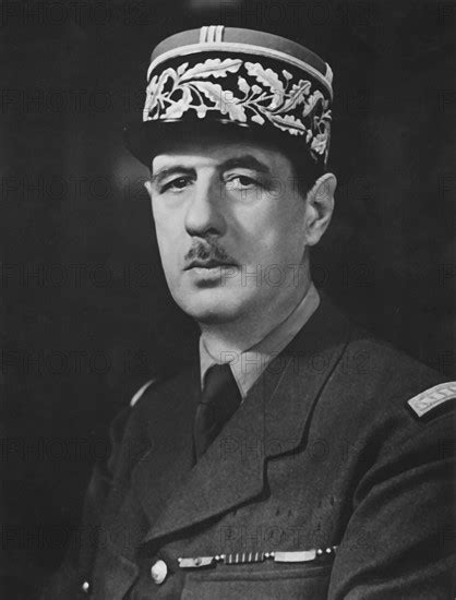 Portrait Du Général De Gaulle Août 1944 Photo12 Photosvintages