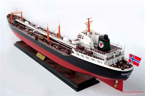 Texaco Bogota Oil Tanker Model 315 Wooden Model Boat