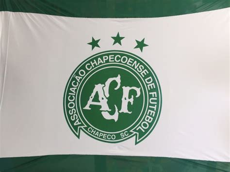 Bandeira Chapecoense X Escudo Silkado R Em Mercado Livre