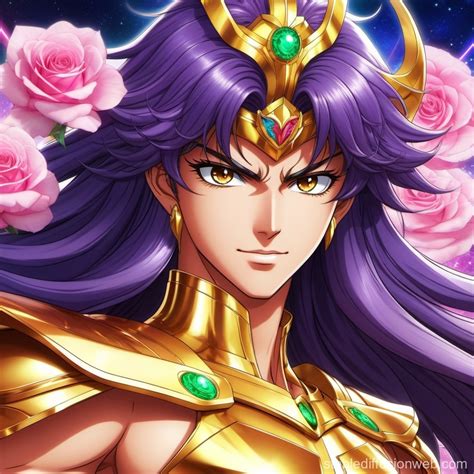 Afrodita of Pisces from Saint Seiya, Throwing Roses | Stable Diffusion ...