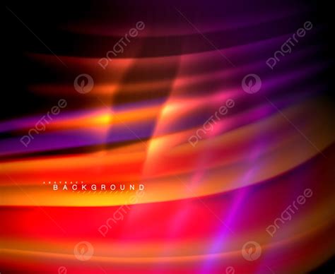 Neon Glowing Wave Energy Motion Background Dark Spark Vector