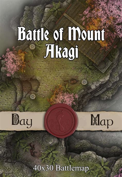 X Battlemap Battle Of Mount Akagi Seafoot Games Temples