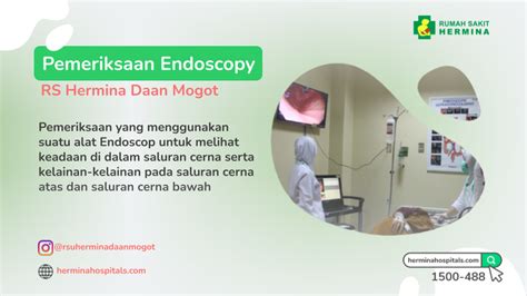 Hermina Hospitals | Endoscopy examination at Hermina Daan Mogot