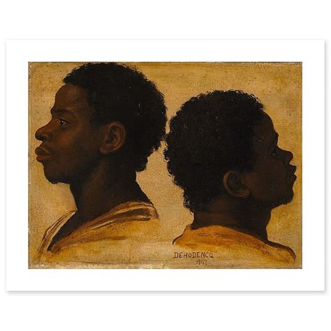 Two Heads Of Young Blacks Art Prints · Boutiques De Musées