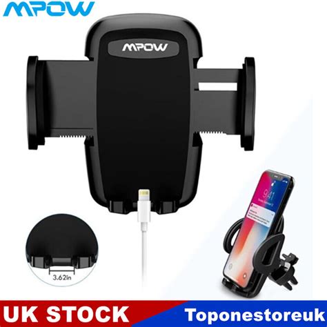 MPOW Universal 360 Degree Air Vent Car Phone Mount Holder For IPhone 15