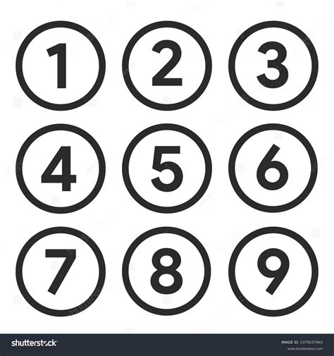 631797 Circled Numbers Royalty Free Photos And Stock Images Shutterstock