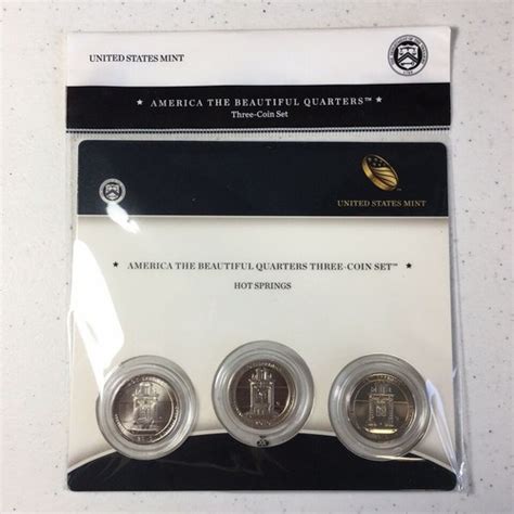 Hot Springs 2010 America The Beautiful Quarters P D S Three 3 Coin Set EBay