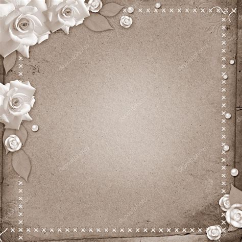 Vintage beautiful wedding background — Stock Photo © o_april #18377023