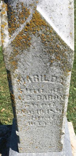 Marie Amarilda Marilda Baron 1875 1891 Memorial Find A Grave