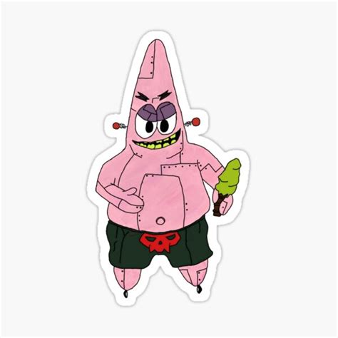 Robot Patrick Spongebob Battle For Bikini Bottom Sticker For Sale