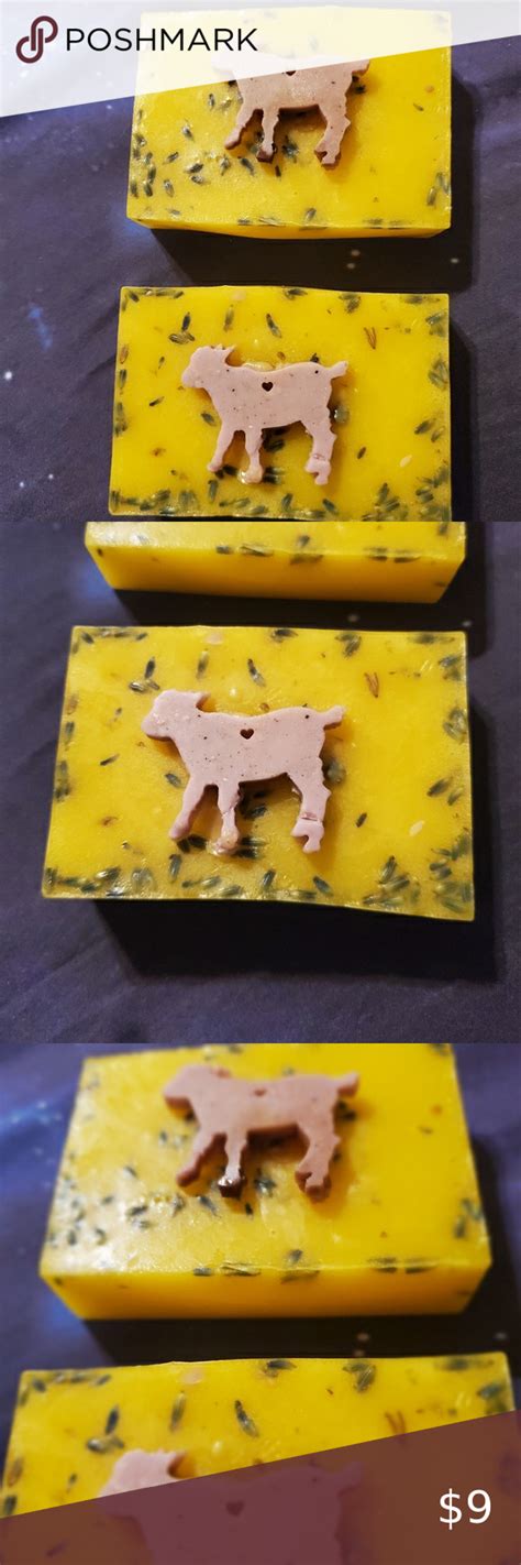 Handmade All Natural Goats Milk Lavender Lemon Soap Bar In 2022 Lemon