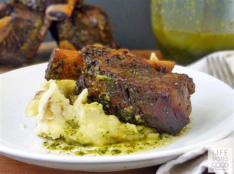 Chimichurri Braised Beef Short Ribs Life Tastes Good