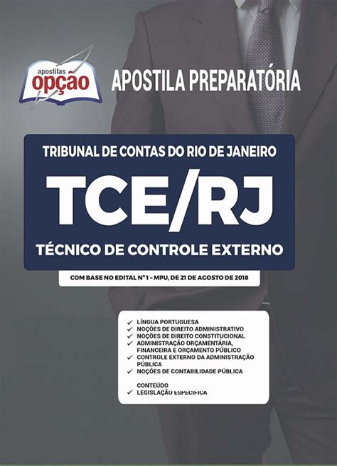 Apostila TCE RJ 2023 Técnico de Controle Externo Solução Cursos e