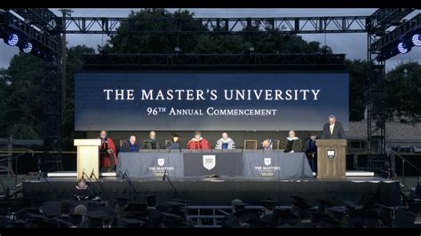 The Master S University Th Annual Commencement Ceremony Youtube