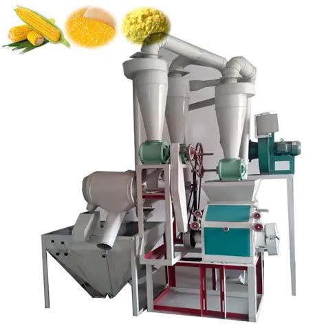 Small Scale 5 8 Tpd Corn Mill Grinding Machine Maize Flour Milling