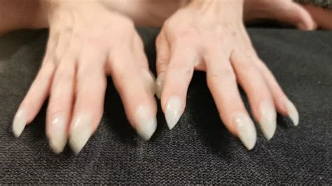 Pointy Natural Nails Scratch Fabric Slavic Talons Clips4sale