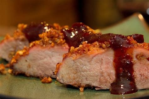 Pecan Crusted Pork Tenderloins With Raspberry Chipotle Bbq Sauce Pork Tenderloin Recipes