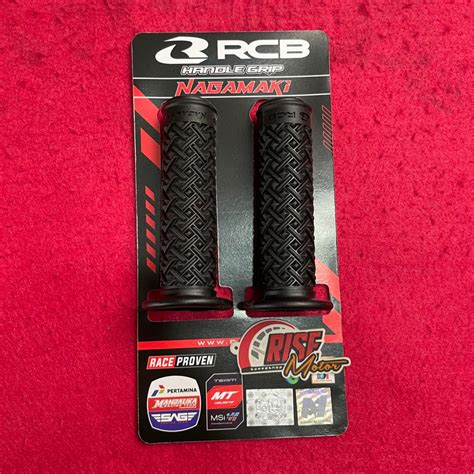 Jual Handgrip Rcb Racing Boy Nagamaki St Hitam Shopee Indonesia